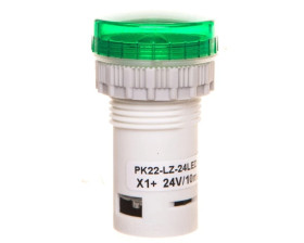 Lampka kompaktowa zielona PK22-LZ-24-LED AC/DC