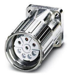 Złącze wielostykowe przemysłowe 4 + 3 + PE-pinowe M23 Montaż w przegrodzie Gniazdo Phoenix Contact