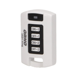 2-kanałowy pilot do zdalnego sterowania włącznikami podtynkowymi i gniazdami ORNO Smart Living OR-SH-1708