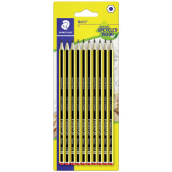Staedtler 120-2BK10D Noris Pencil set HB 10 pcs Black and yellow Hexagonal