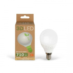 Żarówka LED 8W E14 Kulka 710lm Ciepła 3000K / GP012C08