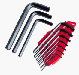 KLUCZ IMBUSOWY KPL. 10SZT (1,5-10MM) ZASOBNIK PLAST. E