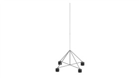 Maszt Na Czworonogu Do Zwodów Poziomych Wysokich 6M Aluminium/Ocynk Ogniowy...