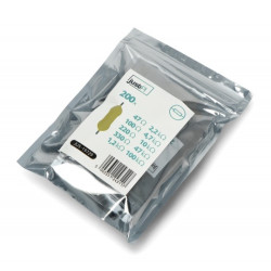 Zestaw rezystorów justPi CF THT 1/4W opisany - 200szt.