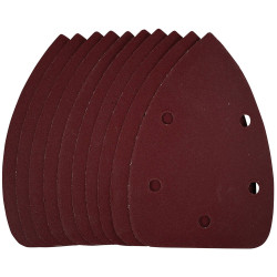 Draper 42616 Detail Sanding Sheets-Hook &amp; Loop 140mm 240 Grit SSD2 10Pc