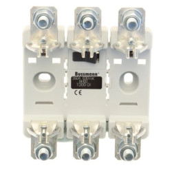 Podstawa bezpiecznika, LV, 160 A, AC 690 V, NH00, 3P, IEC, zintegrowane wyprofilowanie, montaż na szynie DIN, TD00-DI