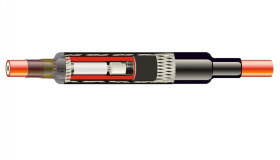 Mufa termokurczliwa przelotowa 24kV 120-240m2 ze złączką śrubową (24-EPJ-1/120-240/SWS-Z)