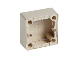 CARIVA Puszka natynkowa pojedyncza krem 773797 LEGRAND