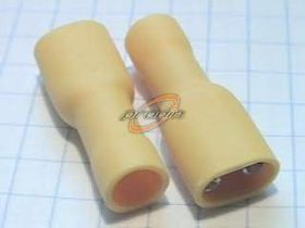 KONEKTOR GNIAZDO 6.3/08/6mm2 IZOLOWANE FULL