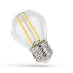 Żarówka E27 LED 1W WHITE WW 230V SPECTRUM Edison, Ciepła 2700K, filament