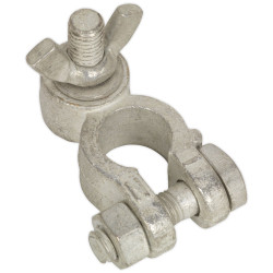 Sealey BTN24 Battery Terminal - Post with Washer &amp; Wing Nut 24V Negative Pack 5