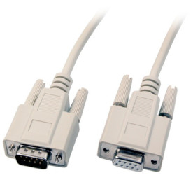 Extension cable, 2 m, D-Sub plug, 9 pole to D-Sub socket, 9 pole, EK131.2