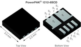 MOSFET N-kanałowy 101 A PowerPAK 1212-8SCD 30 V SMD 0,0045 oma