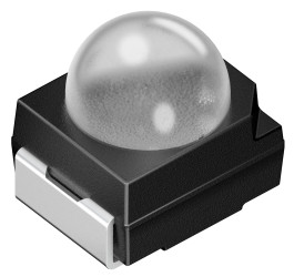 LED, SMD, czerwona, 2-Pin, 1,95 V, 55°, ams OSRAM, TOPLED Black Lens