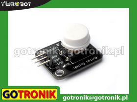 Moduł tact-switch z białym przyciskiem