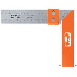 Bahco 9048-200 Aluminium Block &amp; Steel Try Square 200mm (8in)