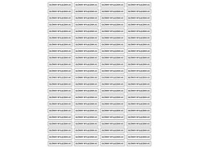 Zestaw oznaczników samoprzylepnych do fotowoltaiki TZ PV 11x50 G.W.A (10 szt.) E04TZ-05010214901 ERGOM