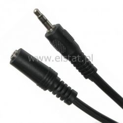 Jack 3,5 WT-GN 2,5m, przewód prosty