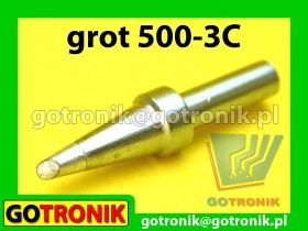 Grot 500-3C - ścięty okrągły 3mm