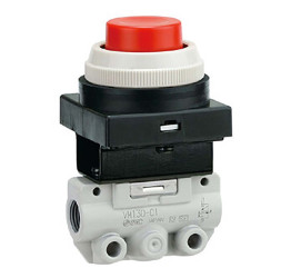 Zawór regulacyjny pneumatyczny 2/2 Obrotowy przełącznik wyboru (2 pozycje) R 1/8 SMC 1/8in 3 portowy