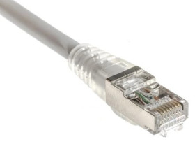 Kabel kategorii 6, Szary, Wtyk RJ45/męski RJ45dł.: 2m, mat. koszulki: LSZH