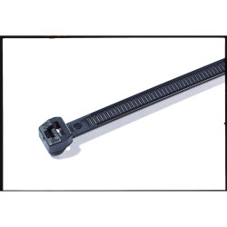 HellermannTyton 118-05850 T50SOS-HS-BK-C1 Outside Serrated Cable Tie (Pack 100)