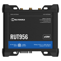 Teltonika RUT956 router LTE eSIM + antena GNSS (RUT95623B600)