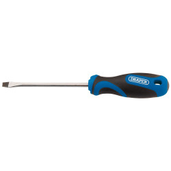 Draper 48922 5.0 x 100mm Soft Grip Plain Slot Screwdriver
