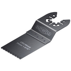 Faithfull M0010027 X 5 Multi-Function Tool CrV Flush Cut Wood Blade 34mm Pk 5
