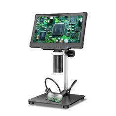 Mikroskop cyfrowy MK10 z 10,1-calowym ekranem IPS,regulowanym oświetleniem LED,kamerą HD,interfejsem Type-C,kompatybilny z Windo