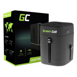 Adaptor podróżny uniw. z USB turystyczny