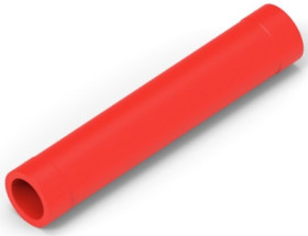 Butt connectorwith insulation, 0.3-1.42 mm², AWG 22 to 16, red, 27.33 mm, 34070