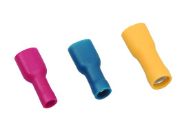 Konektor płaski Żeński 6.3 x 0.8mm Izolacja: Izolowane