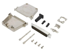 DTZF-LJSRG-62MHSL D-Sub HD męskie proste lutowanie na przewód UNC 4-40 PIN 62