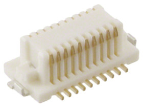 Gniazdo PCB 20 -pinowe 2 -rzędowe raster: 0.5mm typu płytka – płytka Proste SMD