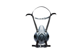 Maska oddechowa wielokrotnego użytku S/M Czarny, zielony Półmaska