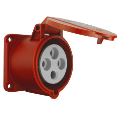 Gniazdo tablicowe proste CEE 400V 32A/4P 70x70 mm VDE TP Electric 3126-321-1670