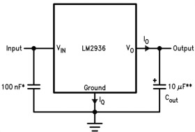 Automotive 50-mA, off-battery (60-V), low-dropout voltage regulator with reverse voltage protection