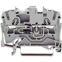 WAGO 2002-1211/1000-411 2 Conductor Diode Terminal Block Grey