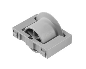 Rolka transportowa śr: 24mm dł: 33.3mm Stal powlekana cynkiem RS PRO