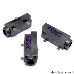 010162FB Mini Jack Stereo 2.5 mm SMD SUYIN