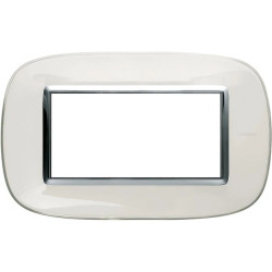 AXOLUTE Ramka owalna 4-modułowa biel HB4804DB