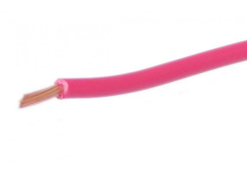 Kabel pojedyńczy 2,5mm LGYS czerwony 1m