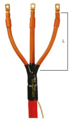 Głowica wnętrzowa do kabli 3-żyłowych nieekranowanych, 3,6/6(7,2) kV, SEEV 150-240 / 1000, 427219