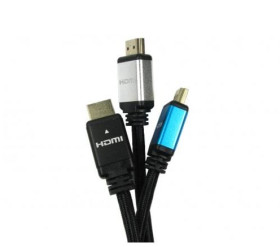 Kabel HDMI 1m A: HDMI B: HDMI A: Męskie B: Męskie Premium High Speed Ultra Certified V2.1