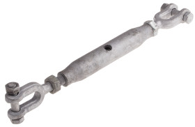 Śruba mocująca Stal Galwanizowane, Szczęka do szczęki, M10, 7.5cwt