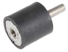 Mocowanie antywstrząsowe, M8, Ø 30mm, materiał: Guma naturalna 60Shore A, RS PRO