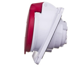 Gniazdo tablicowe 5P 16A 400V czerwone IP44 PKF16F435