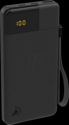 AQPBPBIB10BBK942 Powerbank, 10,000 mAh, 20 W, 1x USB-A, 2x USB-C, black