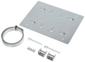 Opaska zaciskowa OZB2 z blachą montażową